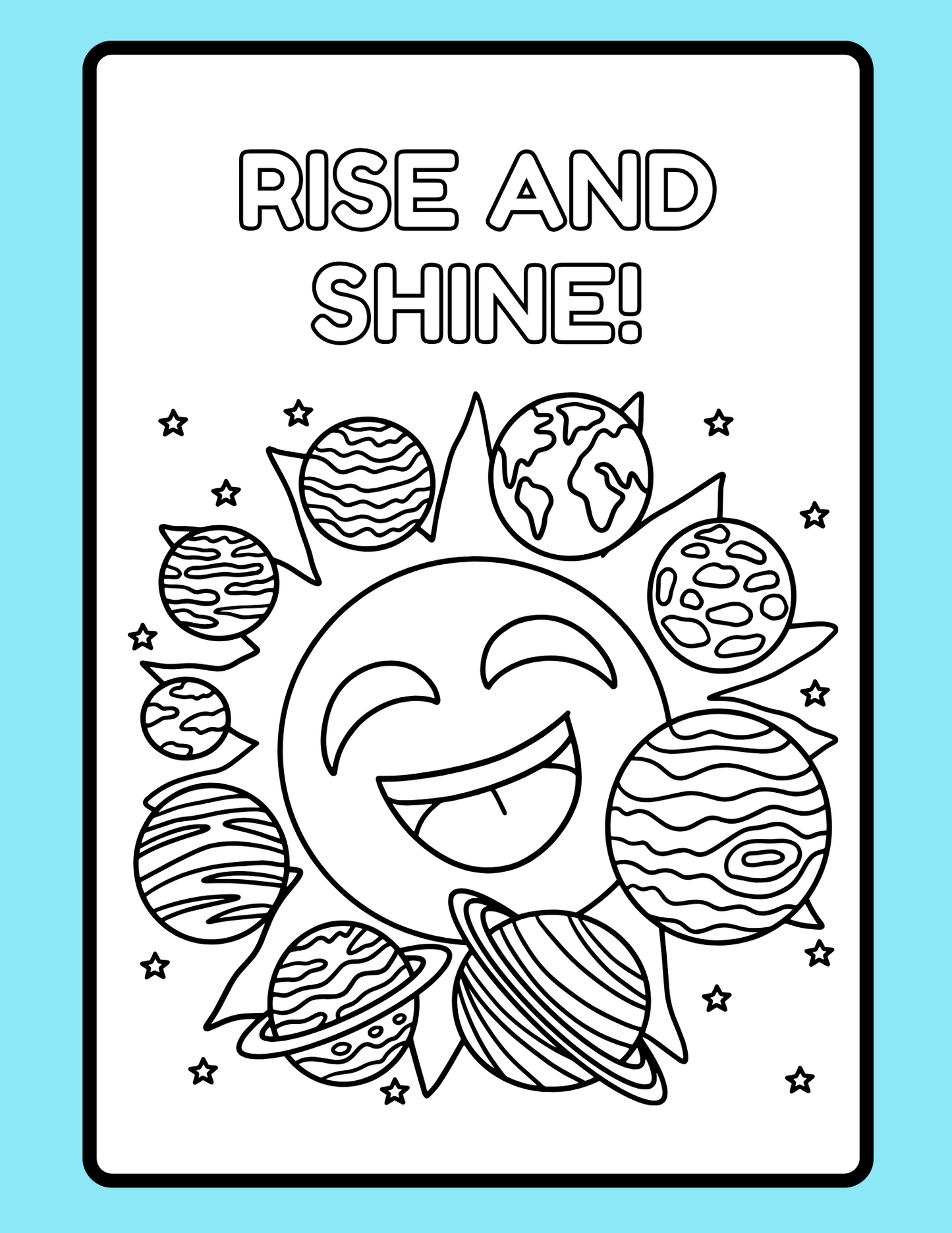 Outer Space Coloring Pages