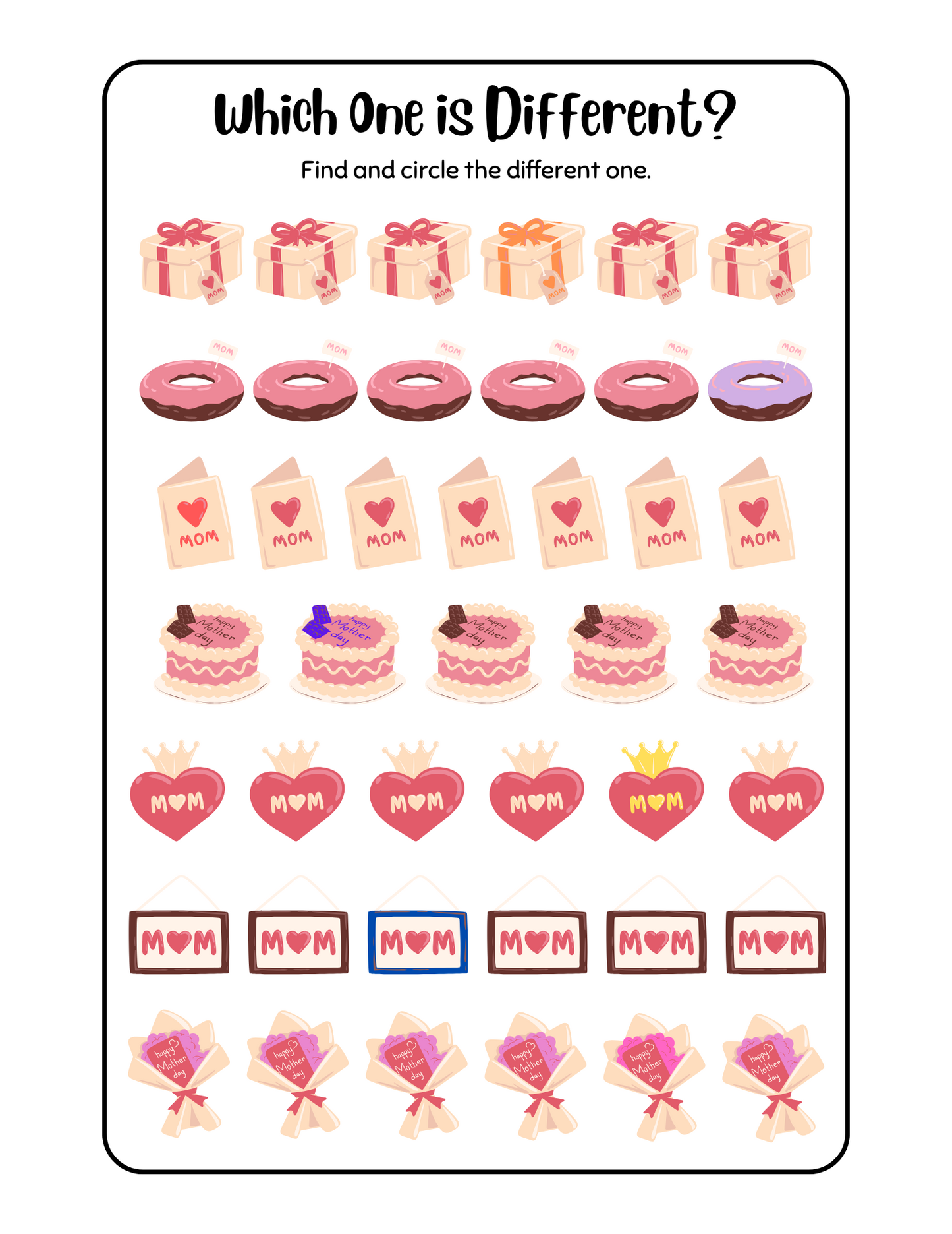 Mother's Day Activity Pages- Free Download