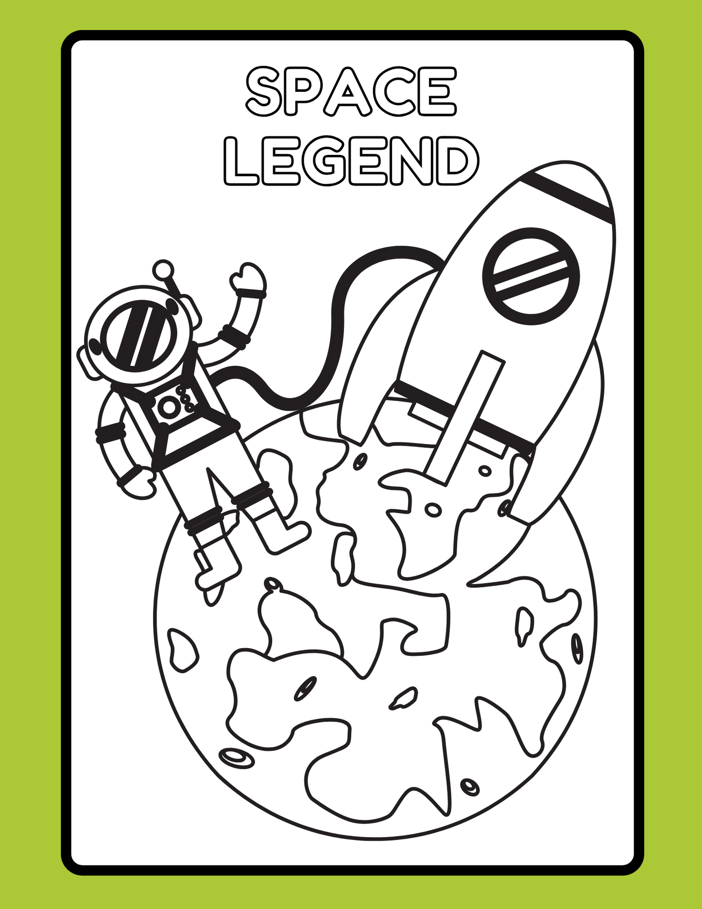 Outer Space Coloring Pages