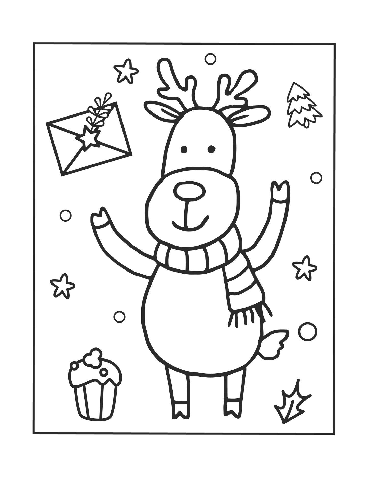 Christmas Kids Activity Book with Christmas Coloring Pages, Christmas Activity Pages, Christmas Mazes and Drawing