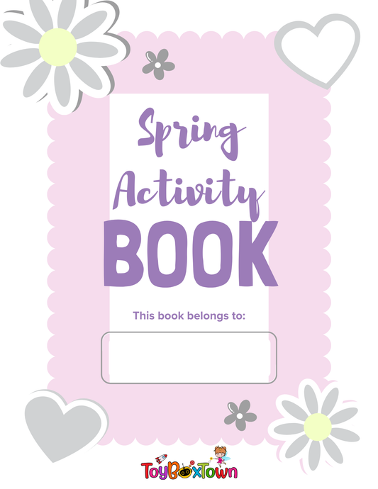Spring Activity and Coloring Pages for Kids- Instant Download