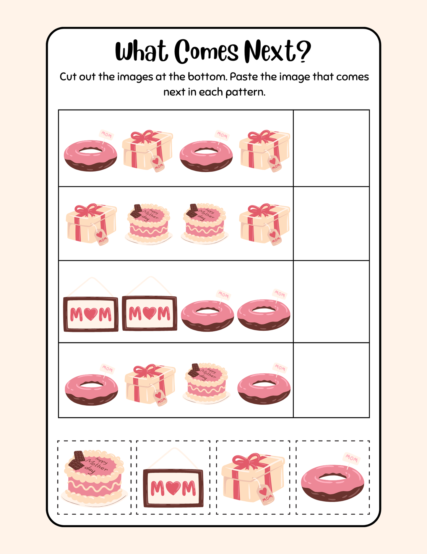 Mother's Day Activity Pages- Free Download