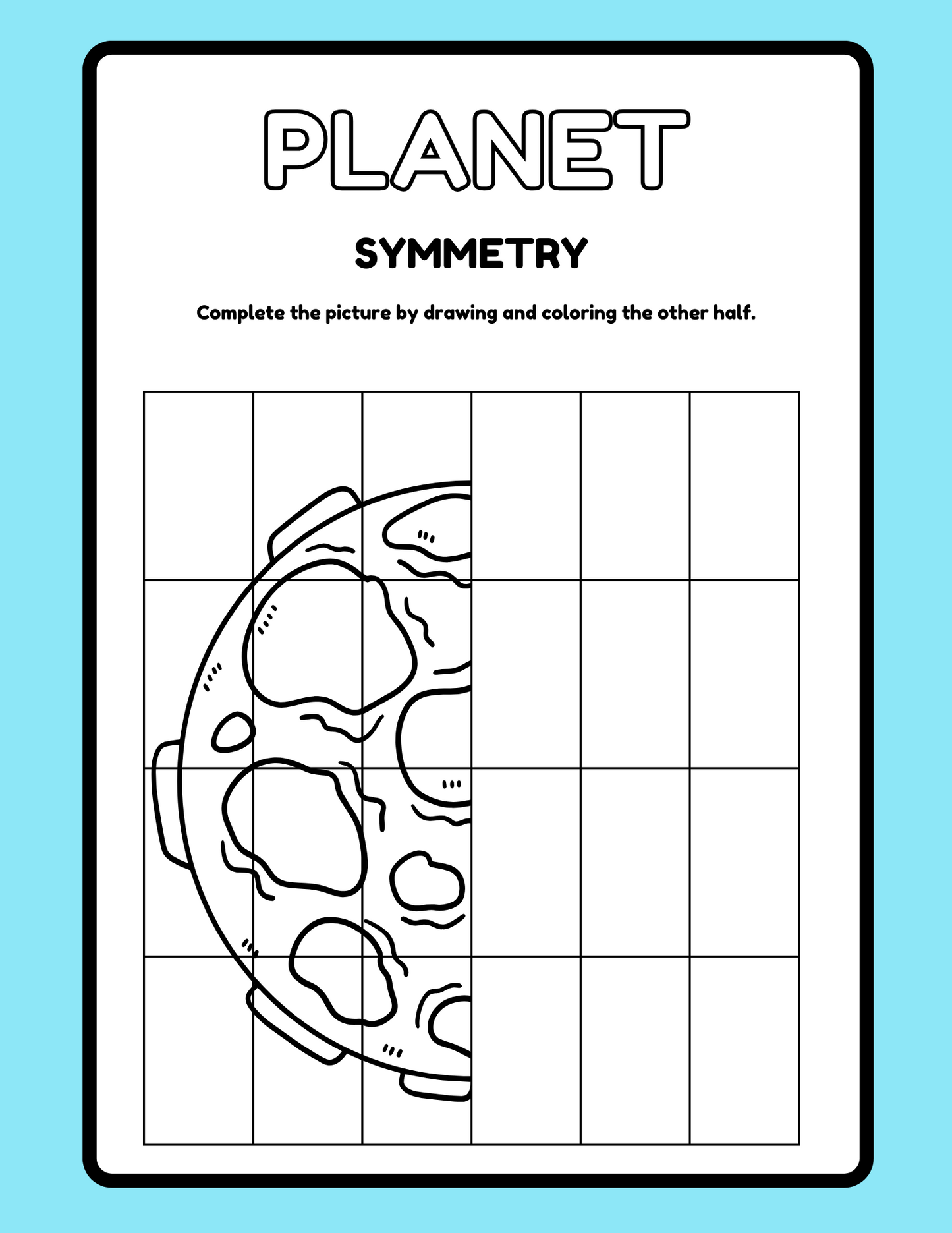 Outer Space Coloring Pages