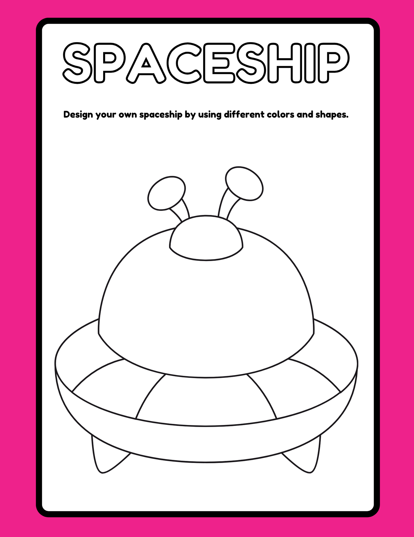 Outer Space Coloring Pages