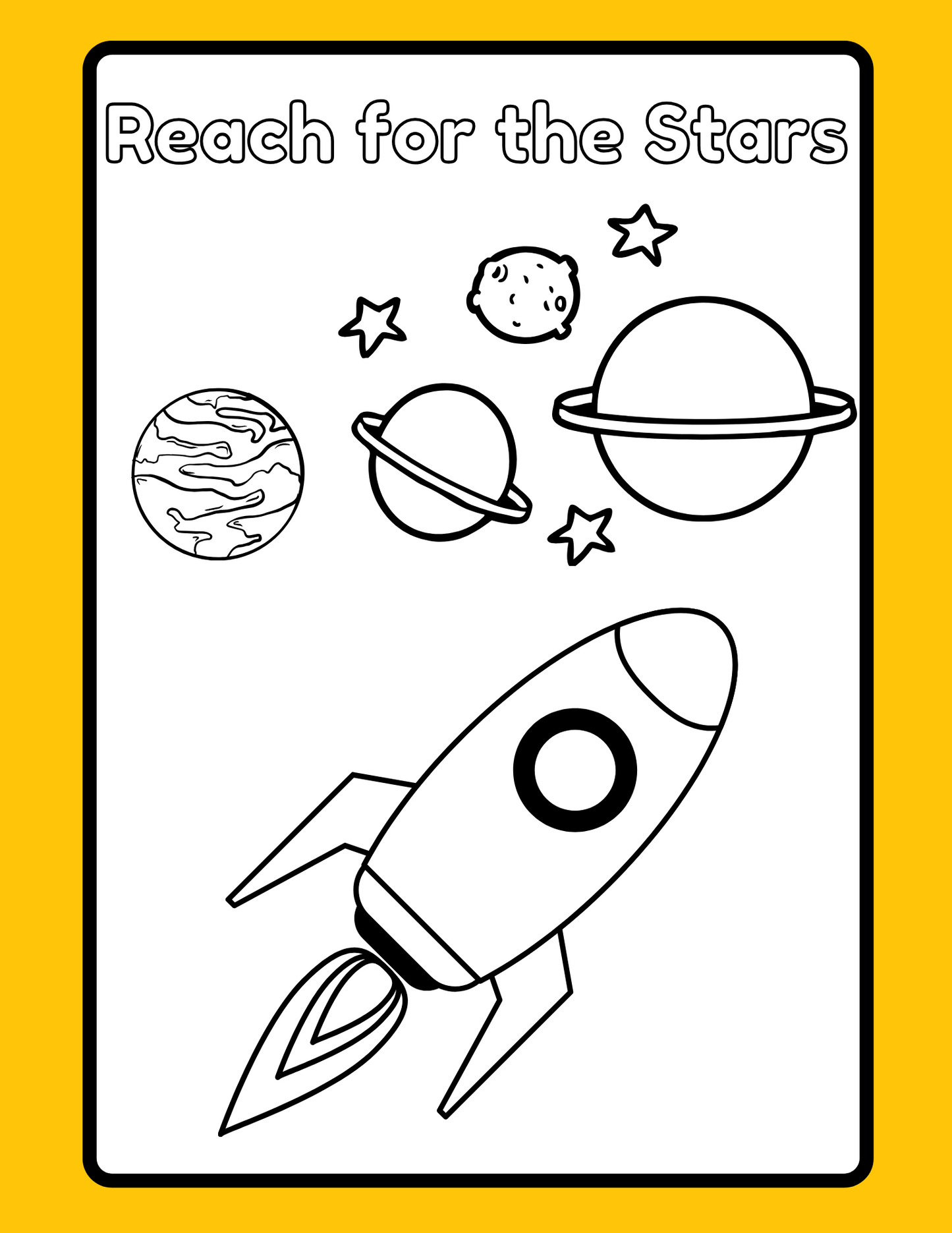 Outer Space Coloring Pages