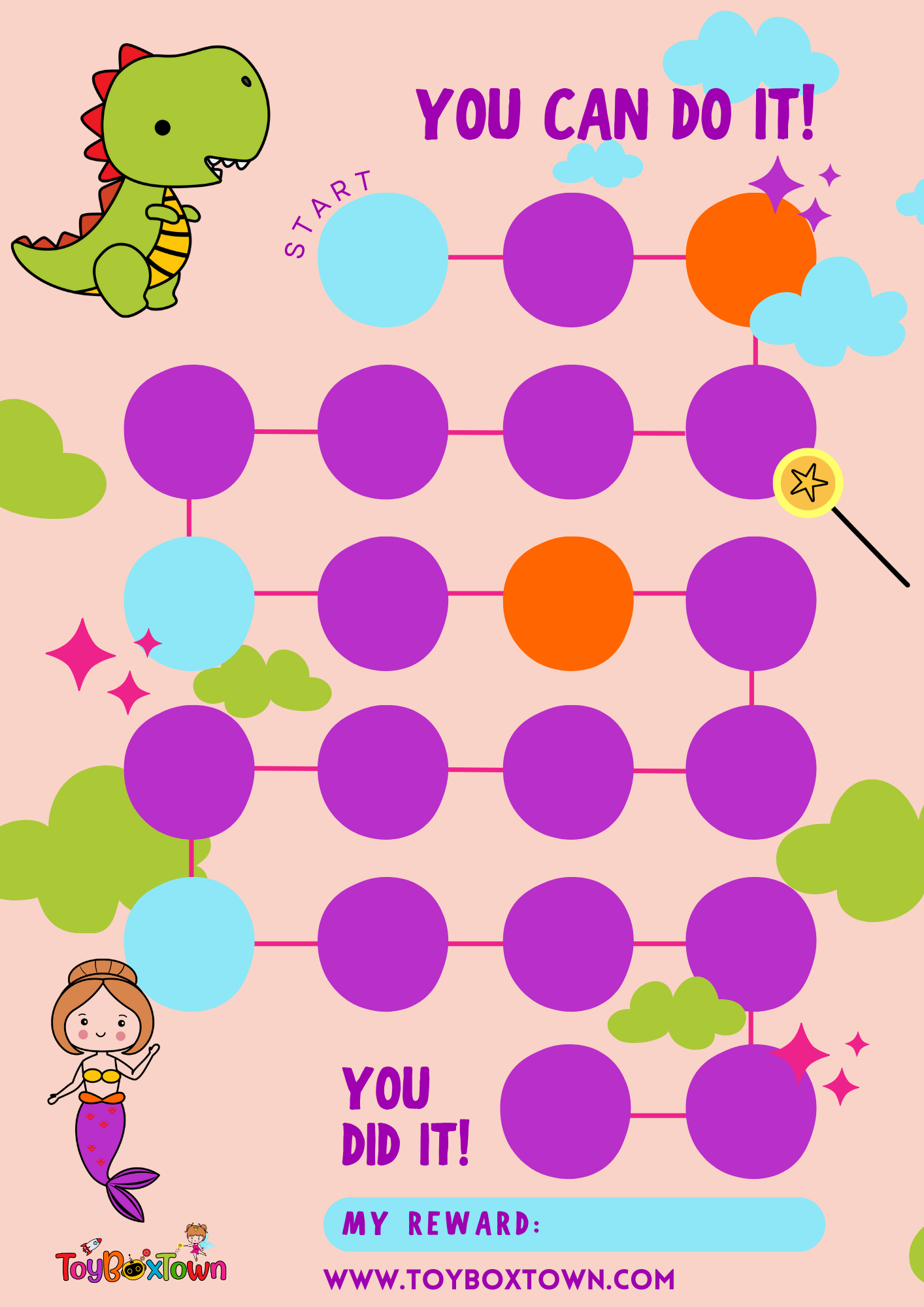Printable Reward Chart for Kids