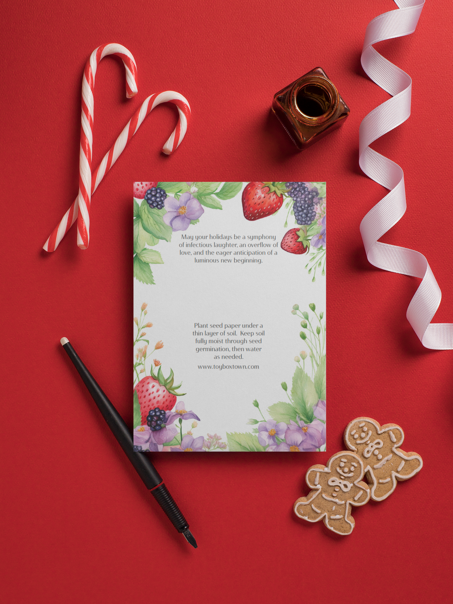 Sow Much Joy This Holiday Season - Downloadable Card