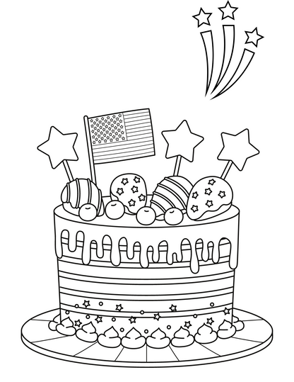 4th of July Coloring Pages to Download and Print, Free Digital Download, Fourth of July Activities, Independence Day Coloring Pages, Patriotic Coloring Pages