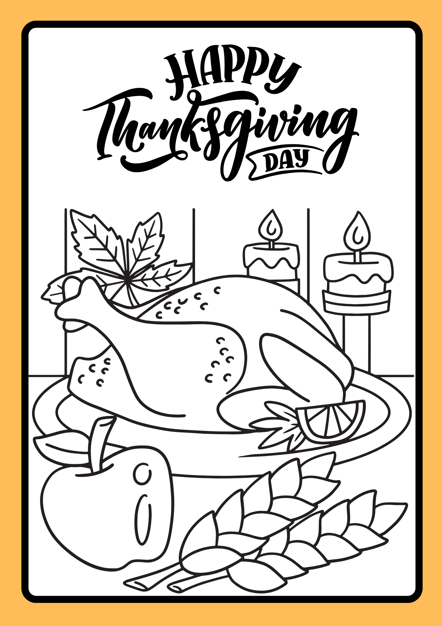 Printable Thanksgiving Bundle for Kids,Fun Activities Sheet and Coloring Pages