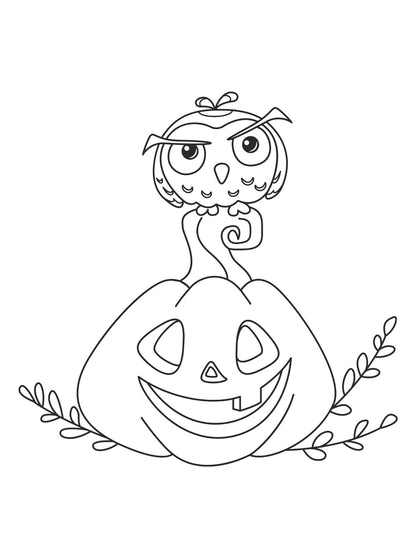 Halloween Printable Activity and Coloring Pages for Kids