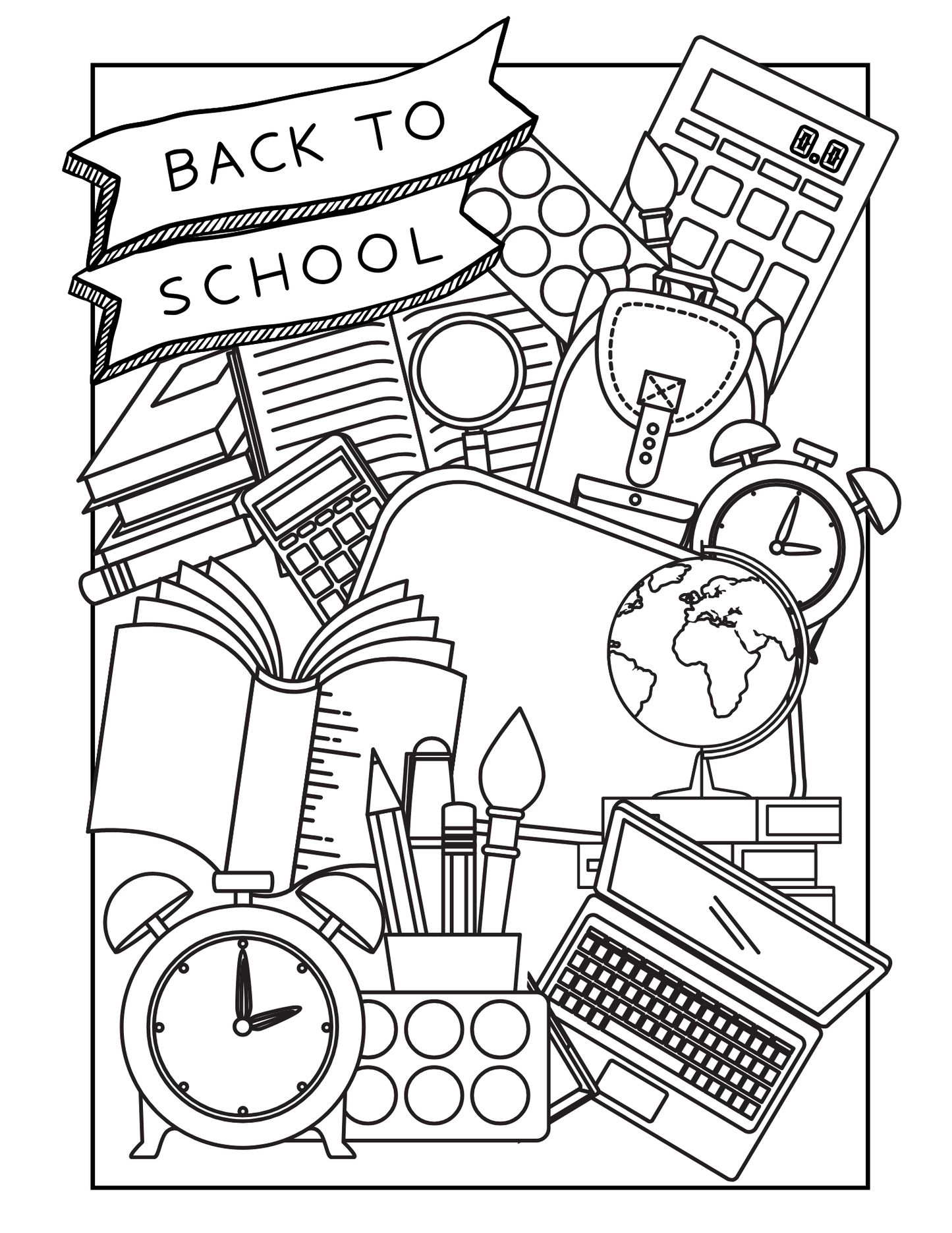 Back to School Activity Pages