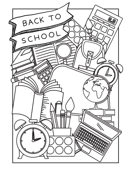 Back to School Activity Pages