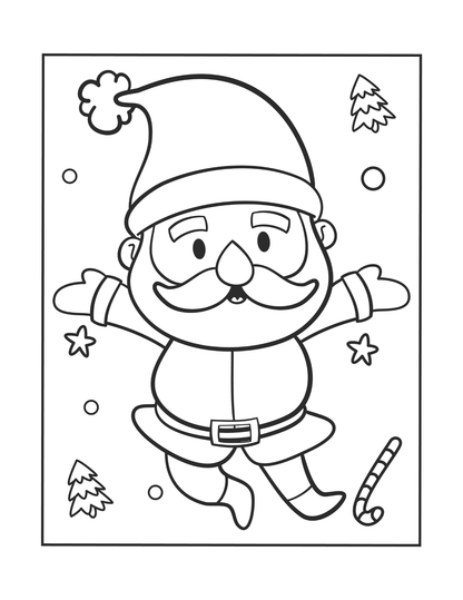 Christmas Kids Activity Book with Christmas Coloring Pages, Christmas Activity Pages, Christmas Mazes and Drawing