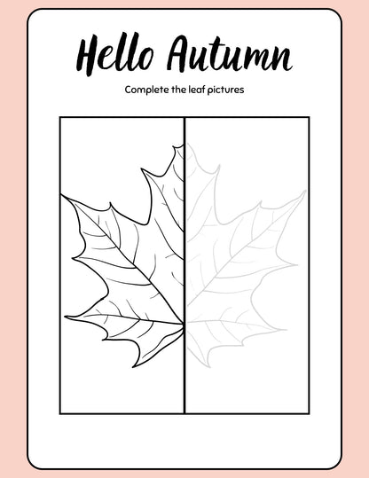 Printable Fall/Autumn Activity Bundle for Kids,Fun Activities Sheet and Coloring Pages Instant PDF Download