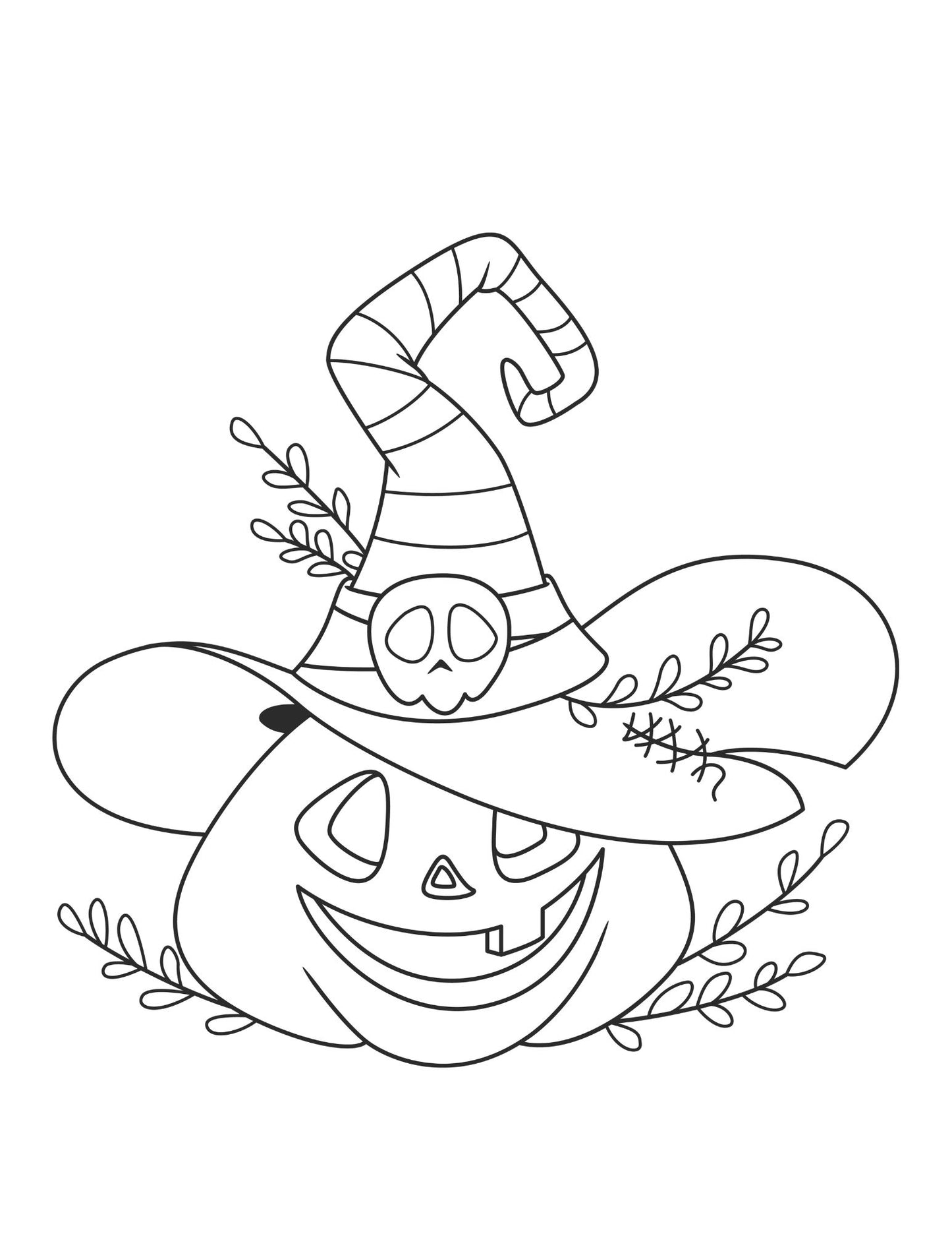 Halloween Printable Activity and Coloring Pages for Kids