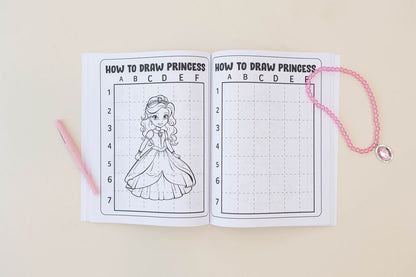 Princess, Unicorn & Mermaid Coloring And Activity Book for Kids (Ages 4-8)