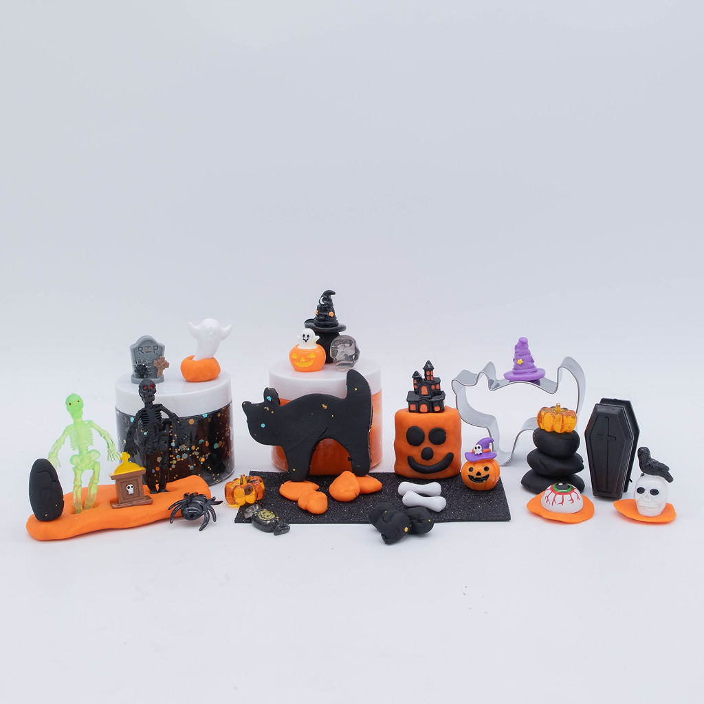 Monster Mash Halloween Sensory Dough Kit for Kids Ages 3 and Up