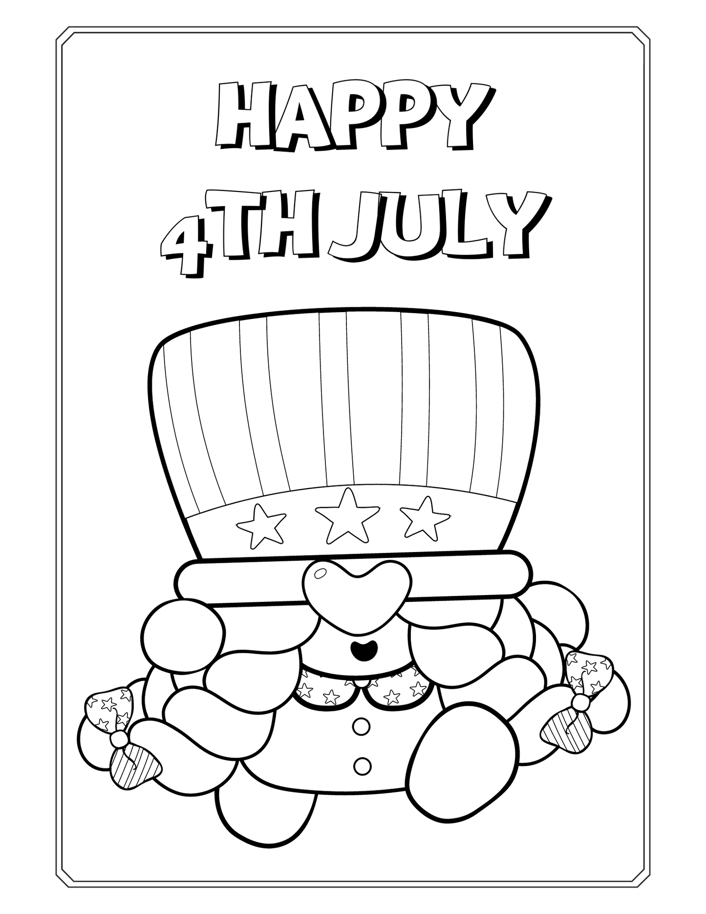 4th of July Coloring Pages to Download and Print, Free Digital Download, Fourth of July Activities, Independence Day Coloring Pages, Patriotic Coloring Pages