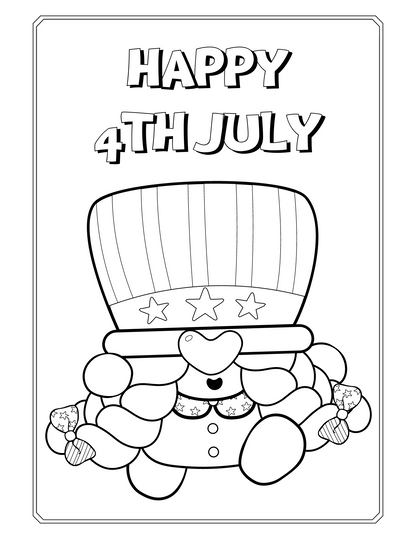 4th of July Coloring Pages to Download and Print, Free Digital Download, Fourth of July Activities, Independence Day Coloring Pages, Patriotic Coloring Pages