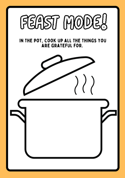 Printable Thanksgiving Bundle for Kids,Fun Activities Sheet and Coloring Pages