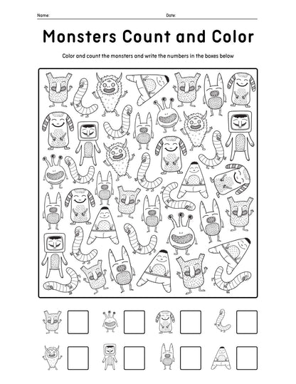 Halloween Printable Activity and Coloring Pages for Kids