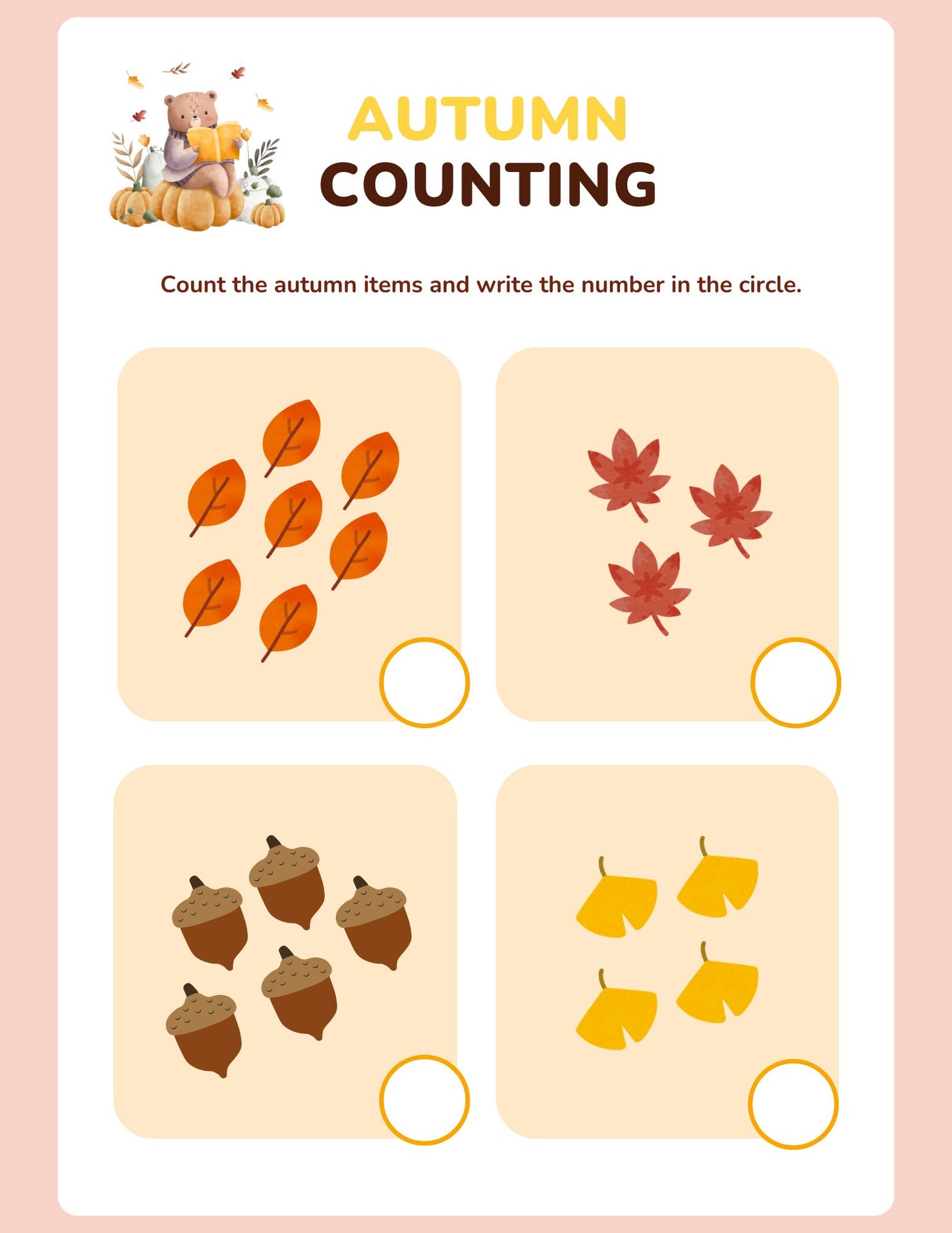 Printable Fall/Autumn Activity Bundle for Kids,Fun Activities Sheet and Coloring Pages Instant PDF Download