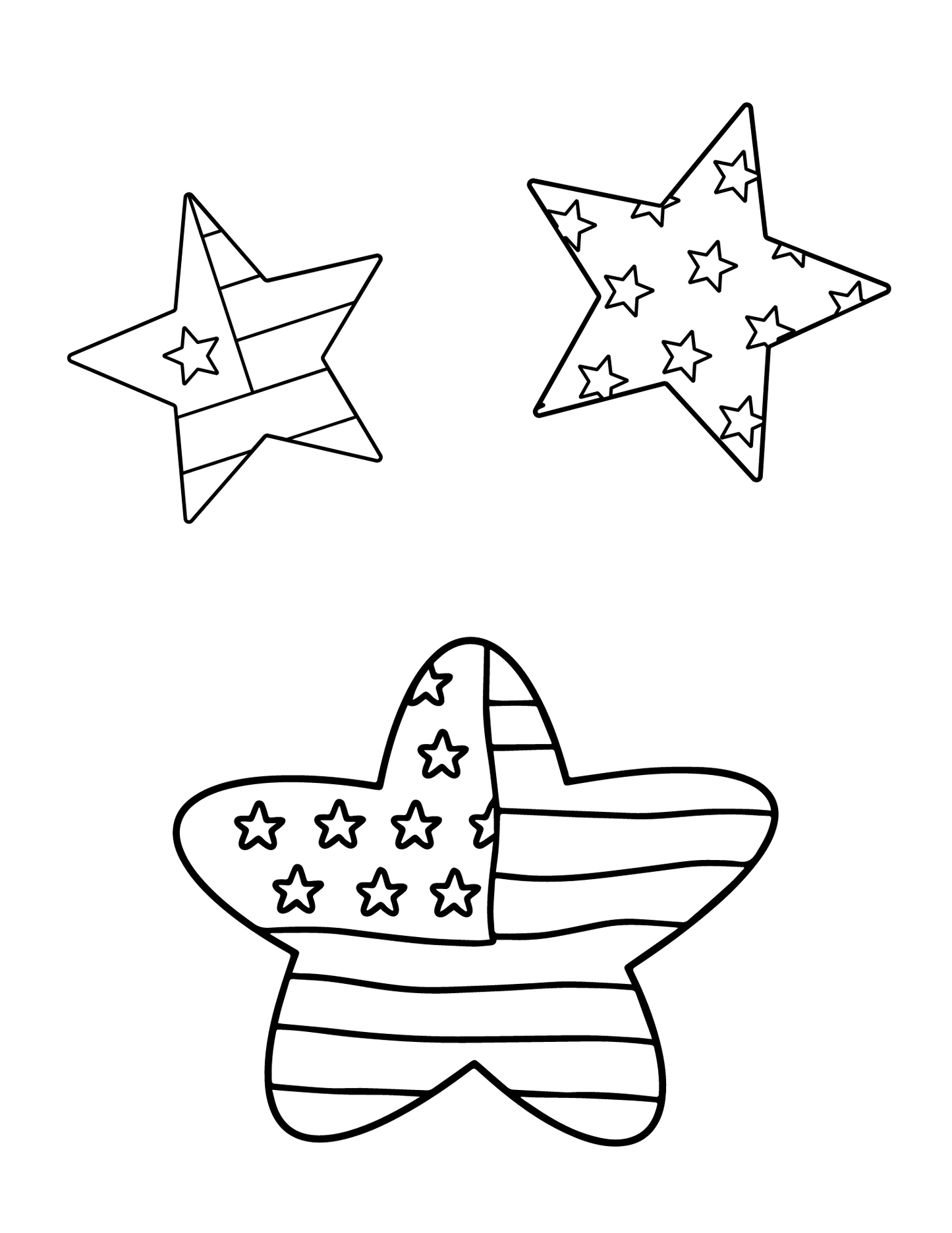 4th of July Coloring Pages to Download and Print, Free Digital Download, Fourth of July Activities, Independence Day Coloring Pages, Patriotic Coloring Pages