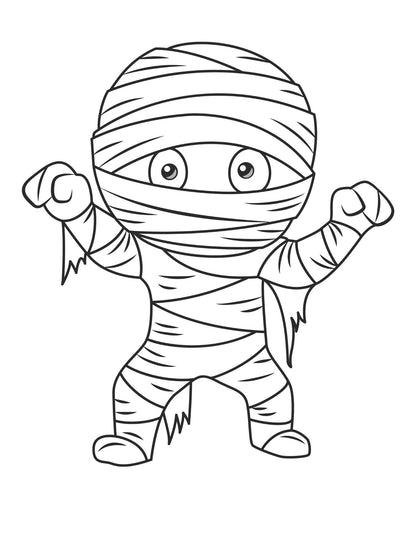 Halloween Printable Activity and Coloring Pages for Kids