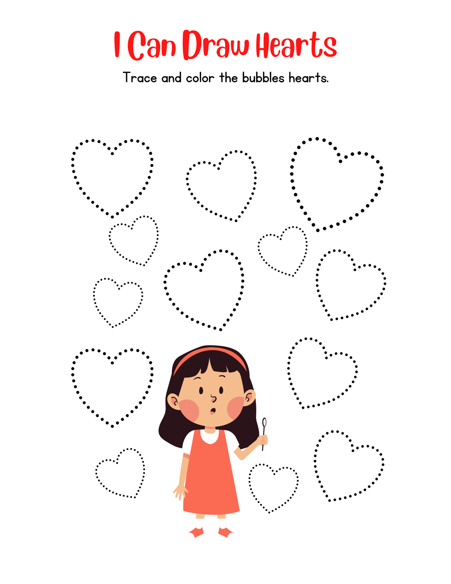 Valentine's Day Coloring & Activity Pages for Kids- Instant Download