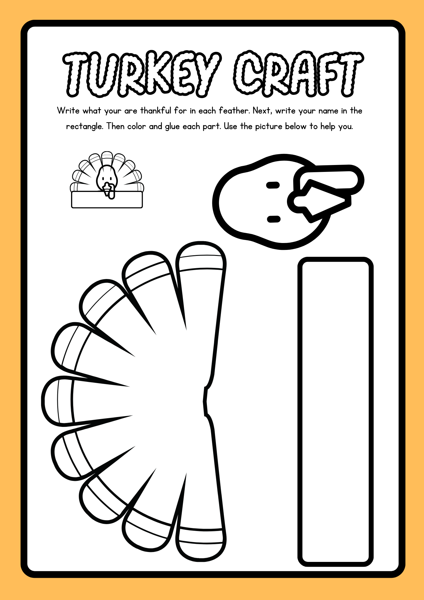 Printable Thanksgiving Bundle for Kids,Fun Activities Sheet and Coloring Pages