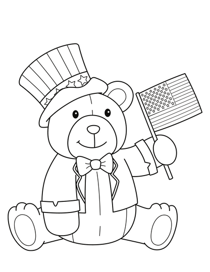4th of July Coloring Pages to Download and Print, Free Digital Download, Fourth of July Activities, Independence Day Coloring Pages, Patriotic Coloring Pages