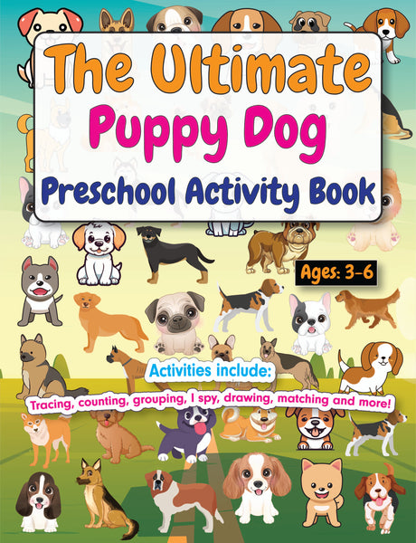 Dog Ultimate Sticker Activity Book Kids Children Fun Activities