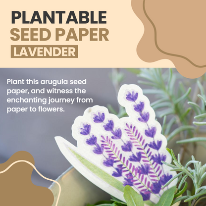 Lavender Plantable Seed Paper