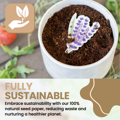 Lavender Plantable Seed Paper