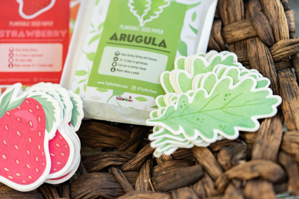 Arugula Plantable Seed Paper