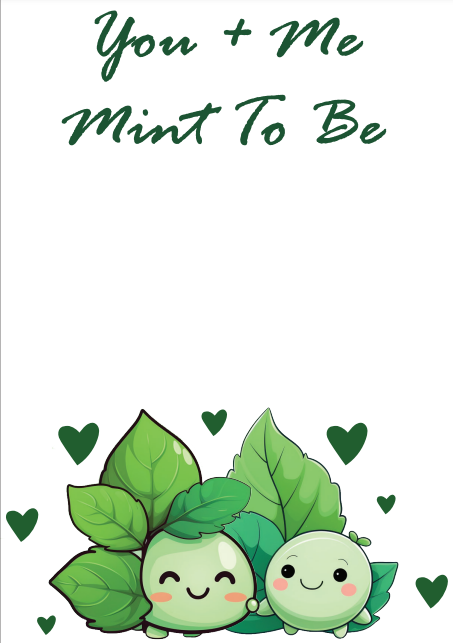 You+Me Mint to Be - Downloadable Card