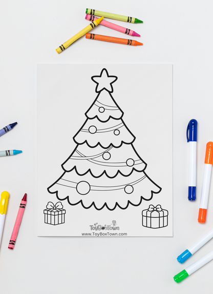 Christmas Coloring Page Download