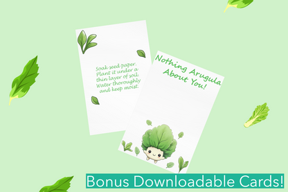 Nothing Arugula About You - Downloadable Card