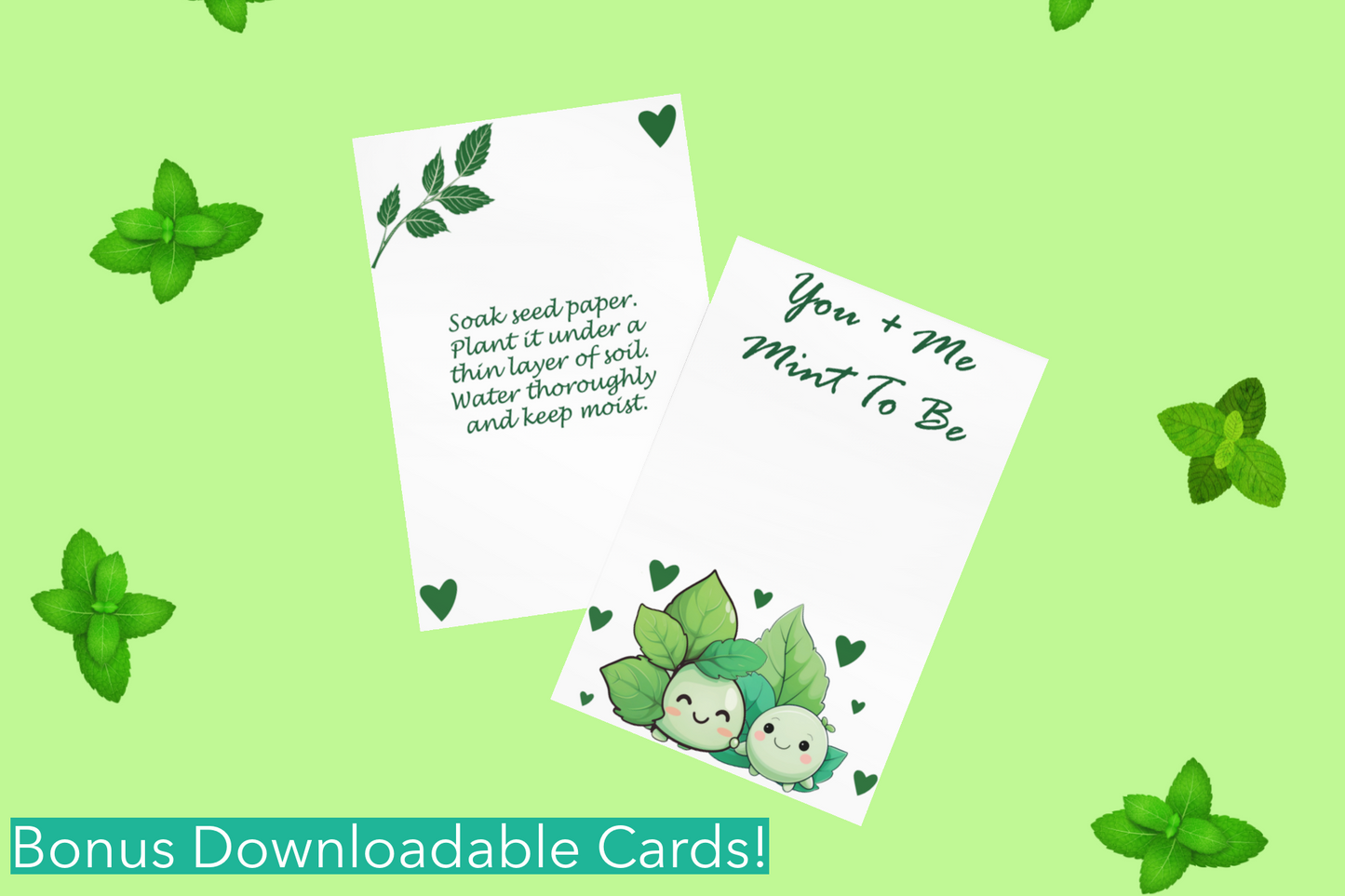 You+Me Mint to Be - Downloadable Card