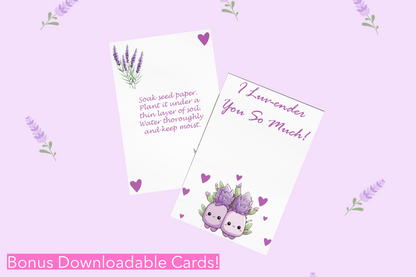I Lavender You So Much - Downloadable Card
